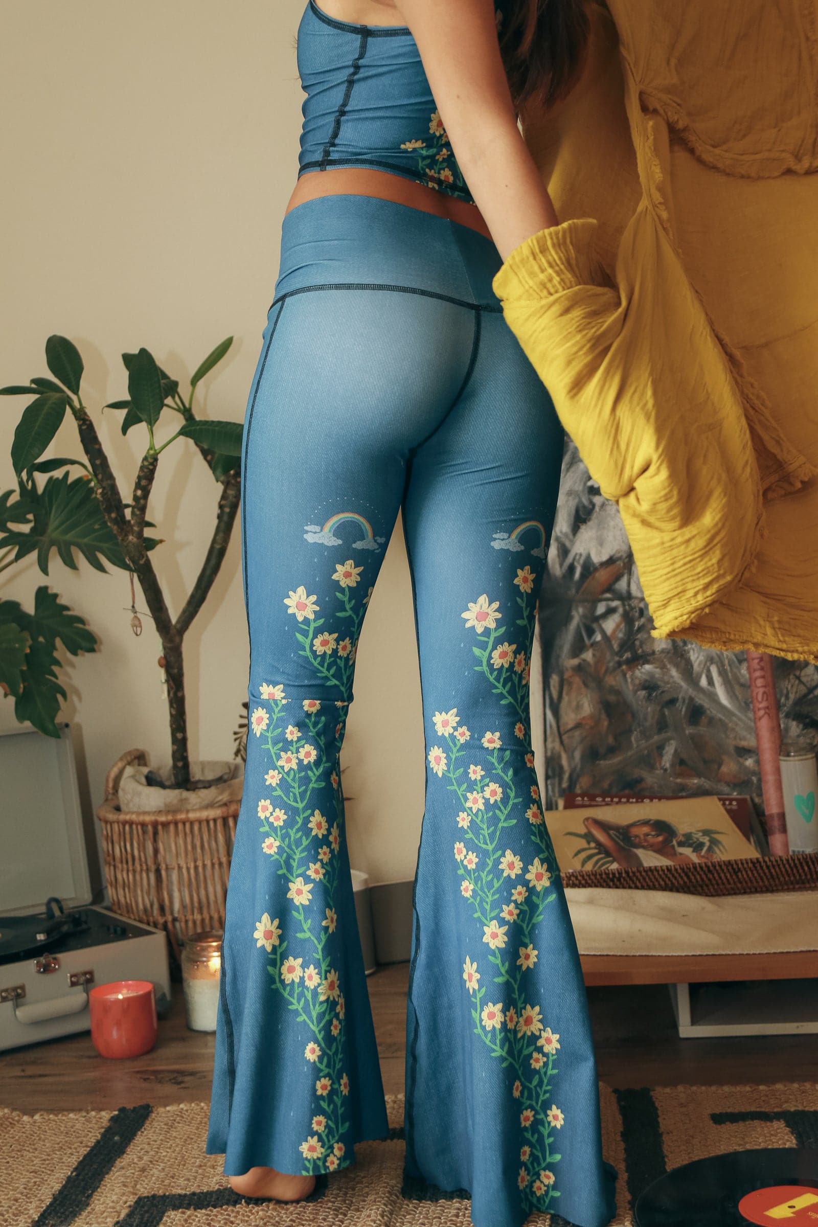 Great Star Nation Hot Pant by teeki - womens yoga leggings bottoms